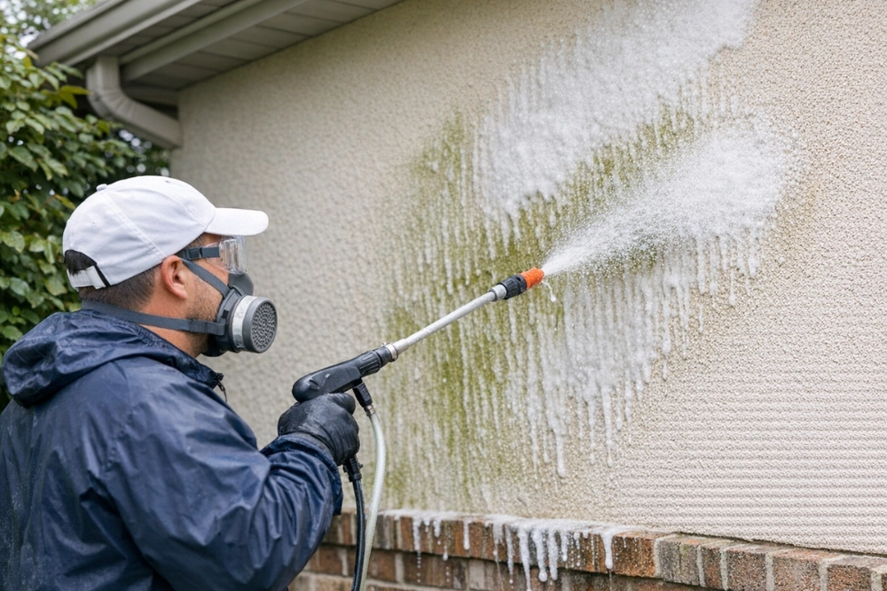 Soft washing vs Power washing – która metoda czyszczenia fasad jest bezpieczniejsza i bardziej skuteczna?