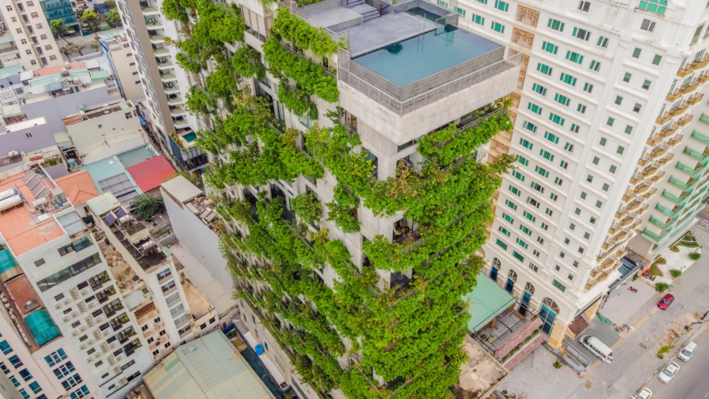 Roślinność elewacja